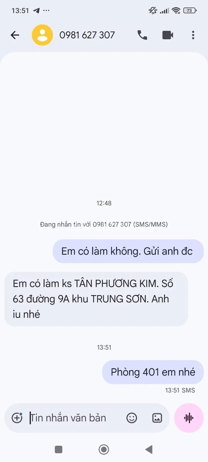Em làm nhiệt tình rất thoải mái vui vẻ. Làm miệng lâu không hối thúc . Rất đáng 
